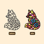 Artopus LED Stained Glass Stand Kit – Animal Series