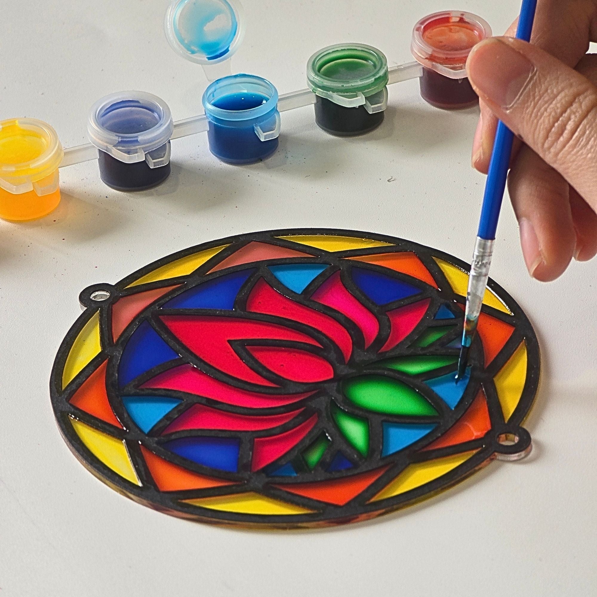Artopus Suncatcher Kit – Floral Mandala