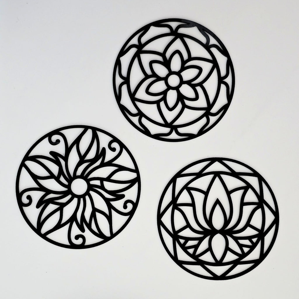 Artopus Sand Art Resin Coaster Kit – Floral Mandala