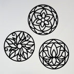 Artopus Sand Art Resin Coaster Kit – Floral Mandala