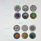 Artopus Sand Art Resin Coaster Kit – Floral Mandala