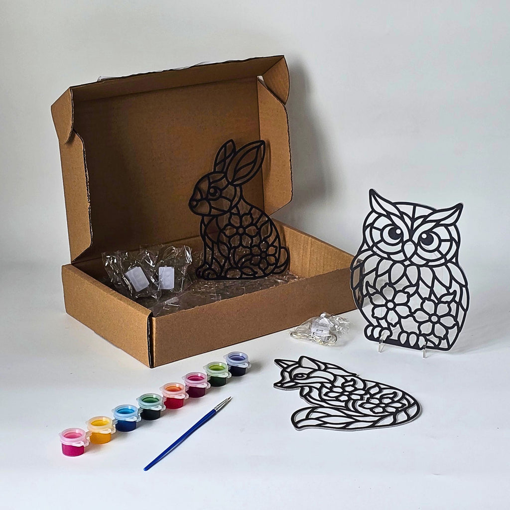 Artopus LED Stained Glass Stand Kit – Animal Series