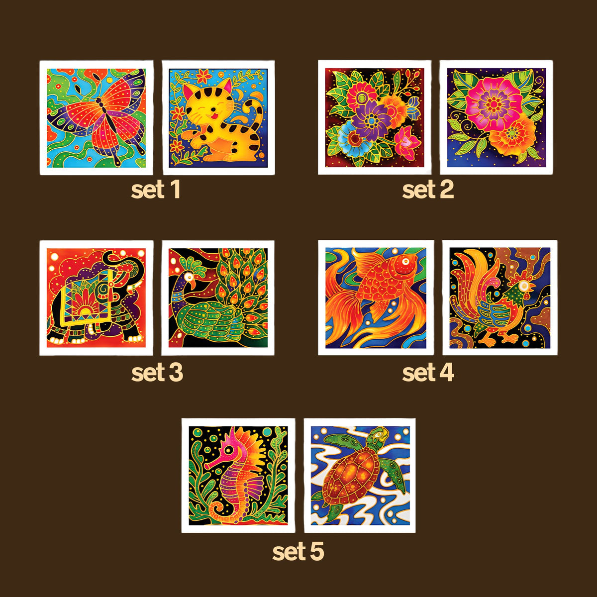 Artopus Batik Painting Kit – Classic Series [Pack of 2]