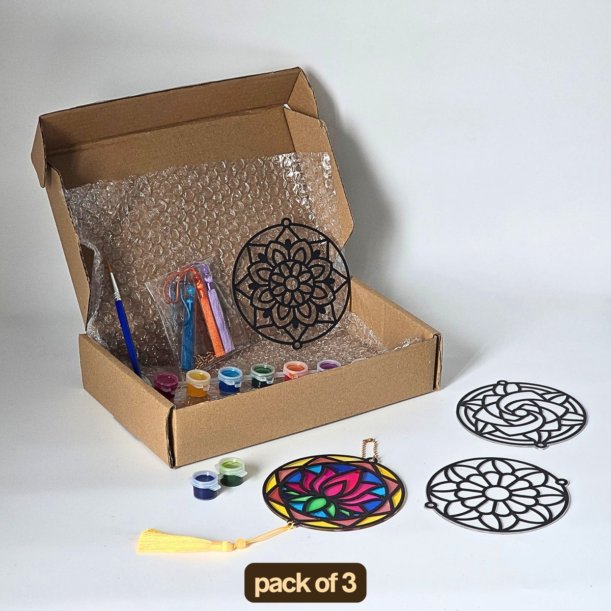 Artopus Suncatcher Kit – Floral Mandala