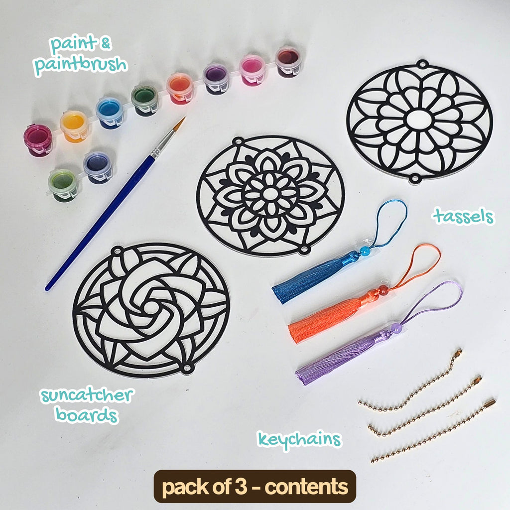 Artopus Suncatcher Kit – Floral Mandala